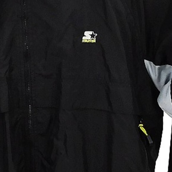 Starter Mesh Lined Full-Zip Hooded Jacket Size Men's Large - Picture 2 of 6